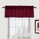 United Curtain Metro Woven Straight Valance  54 by 16-Inch  Burgundy by United Curtain - B01NCW5134